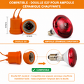 Douille Céramique Chauffante E27 – Lampe Infrarouge Vétérinaire