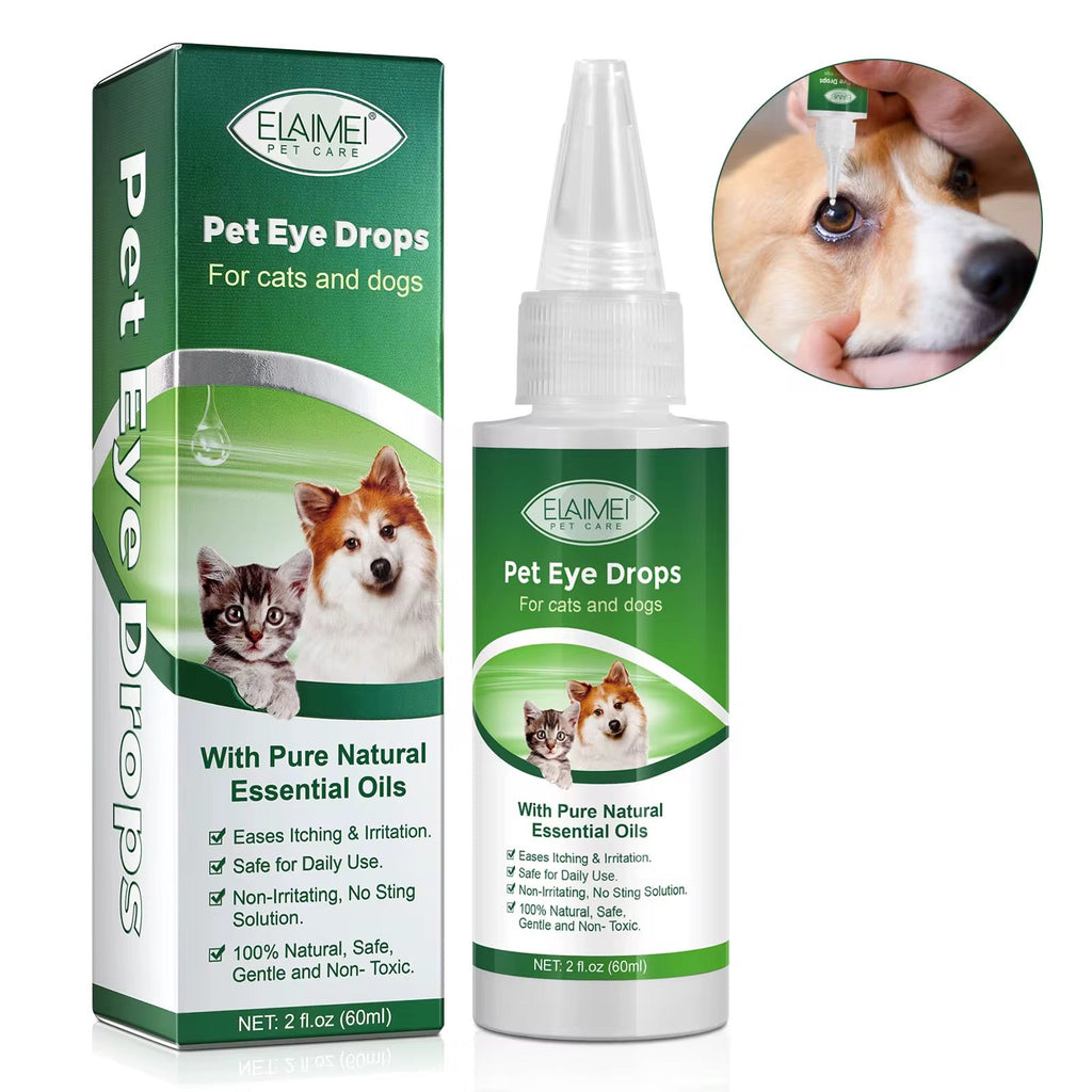 Collyre Vétérinaire ELAIMEI – Pet Eye Drops 60ml