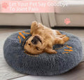 Lit  canapé Orthopédique Rond pour Chiens et Chats – Confort Articulaire