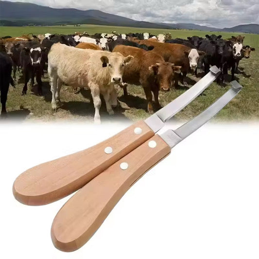 Couteau à parer pour bovins – Manche en bois