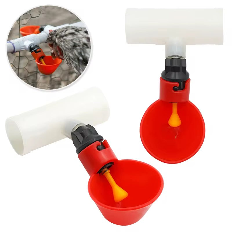 Abreuvoir Automatique à Coupelle pour Volailles – Poulets, Cailles,( lot 10 )