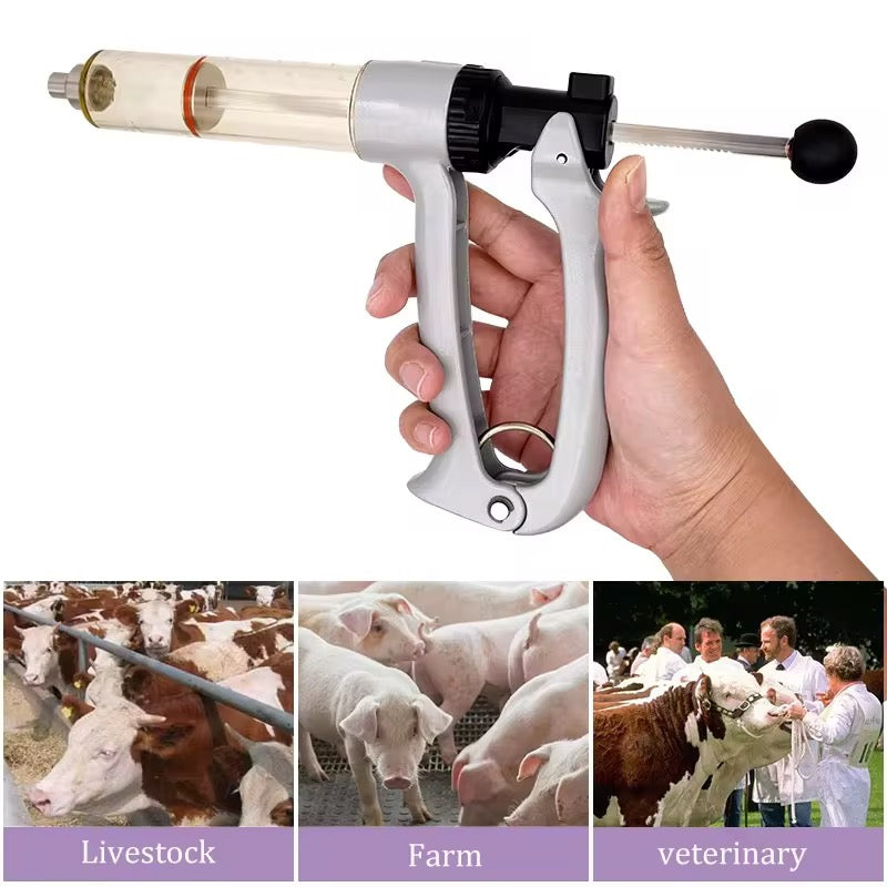 Seringue Vétérinaire à Répétition – Pistolet Injecteur Professionnel 50ml