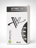 VETMEC 1% – Injection Ivermectine 50 ml