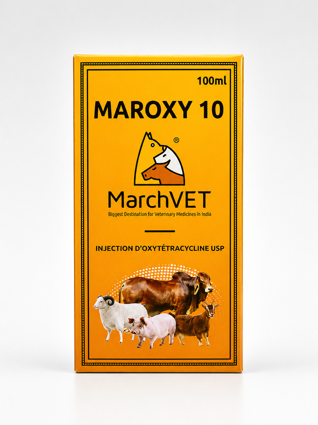 MAROXY 10 – Injection Oxytétracycline USP 100 ml