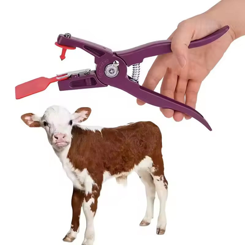 Pince à Boucles Auriculaires pour Bovins et Animaux d'Élevage