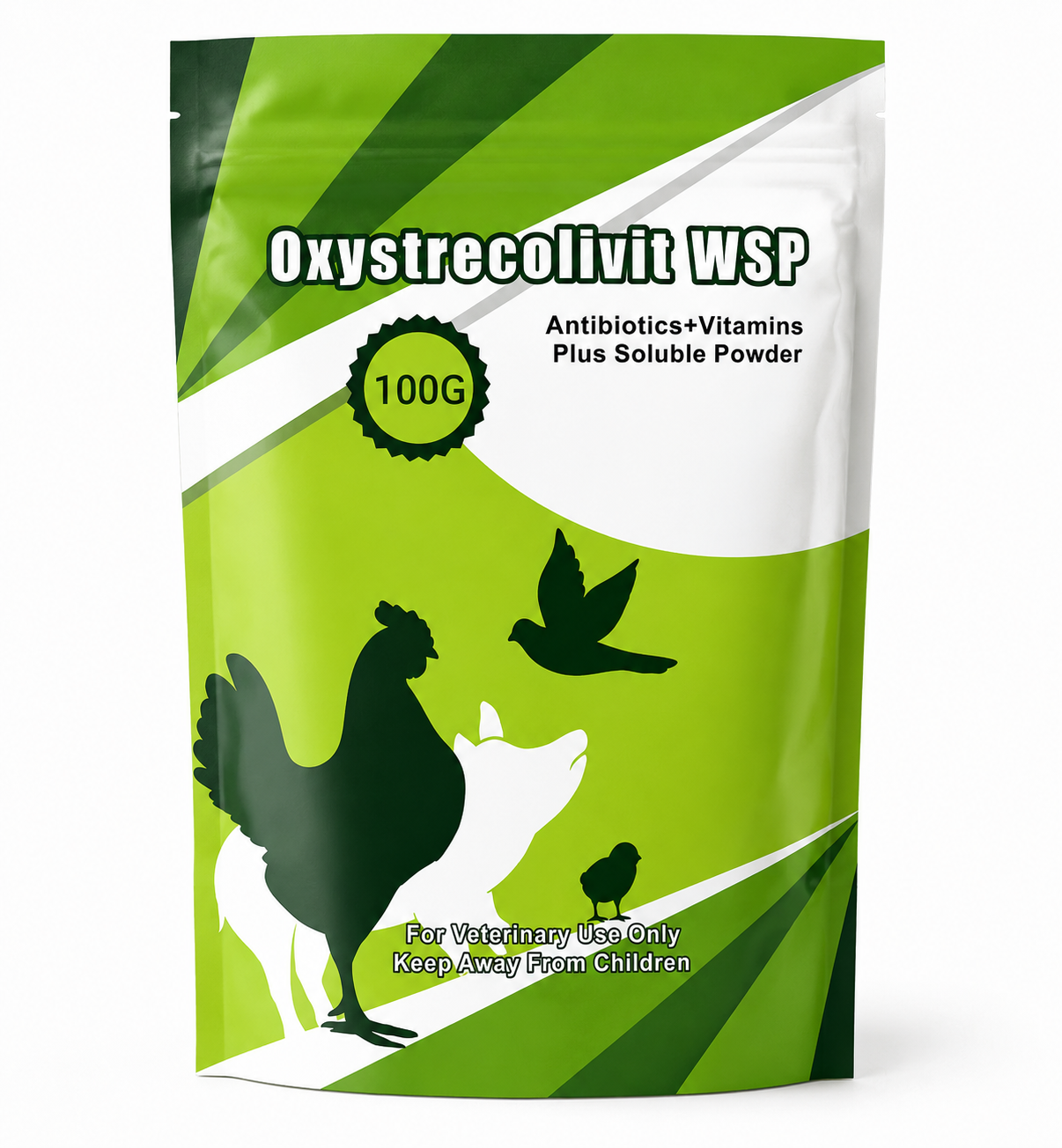 Oxystrecolivit WSP – Antibiotiques + Vitamines Poudre Soluble (100g)