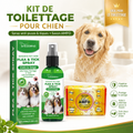 Kit de Toilettage pour Chien – Spray Anti-Puces & Tiques + Savon AMFO
