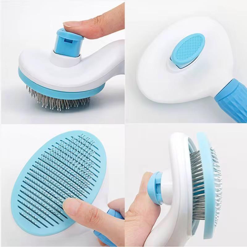 Brosse auto-nettoyante pour chiens et chats
