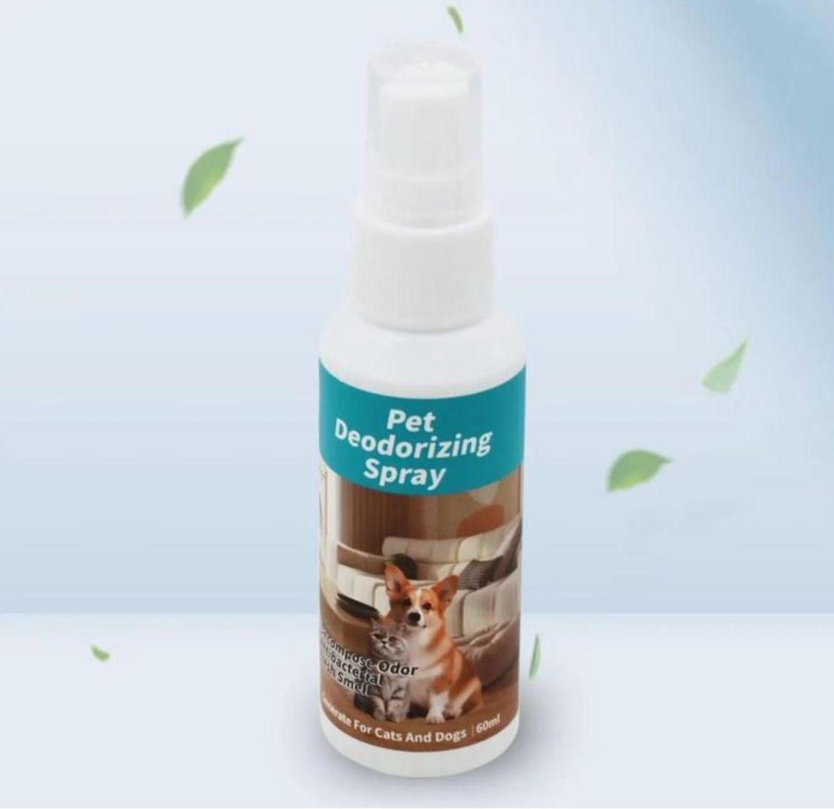 Spray Déodorisant Anti-Odeurs pour Chien et Chat –