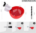 Abreuvoir automatique à clipser pour volailles et petits animaux lot 10