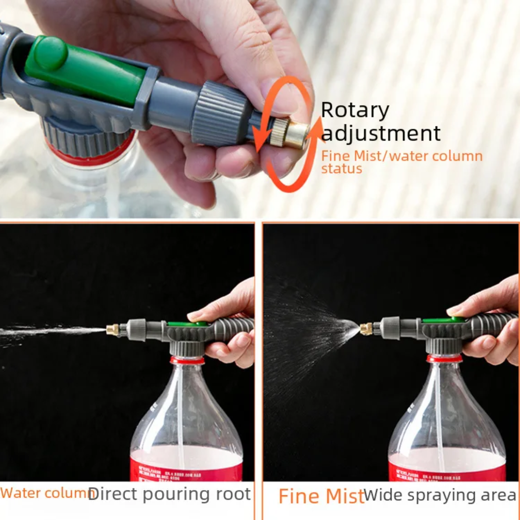 Pulvérisateur Manuel Adaptable sur Bouteille – Désinfection & Traitement