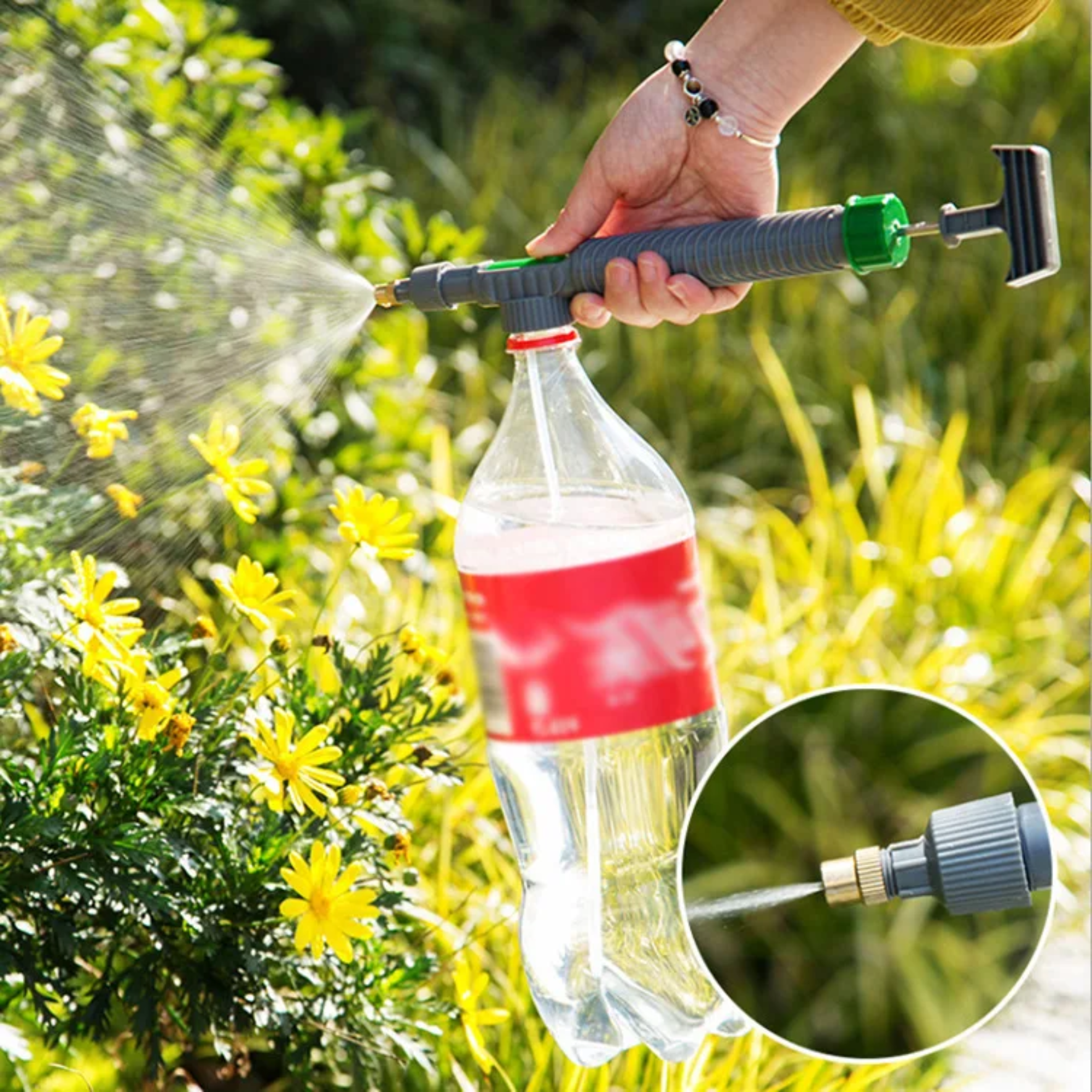 Pulvérisateur Manuel Adaptable sur Bouteille – Désinfection & Traitement